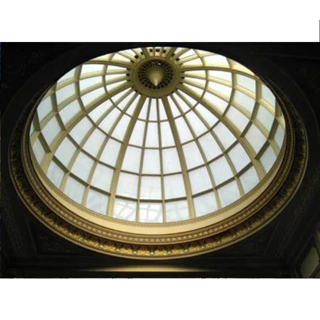 LF Steel Structure Dome Design Building Space Frame Dome Glass Hall Prefab