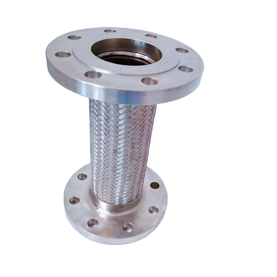 Flange Type Stainless Steel Wire Braided Flexible Threaded Metal Bellows Hose Stainless Steel Braided Hose Suppliers