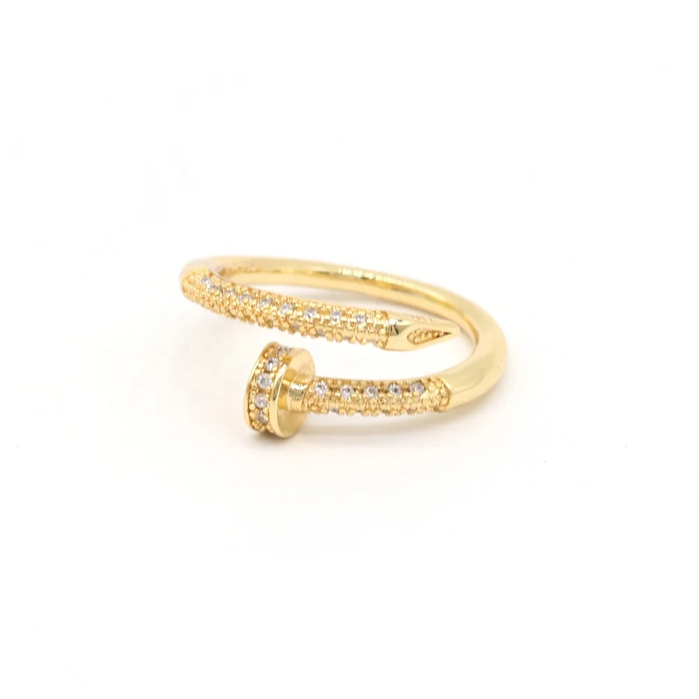 Scully vonnis verf Brazilian Gold Rings 18k Gold Plated Screw Women Rings For Sale - Buy Women  Rings For Sale,Brazilian Gold Rings,Screw Rings For Sale Product on  Alibaba.com