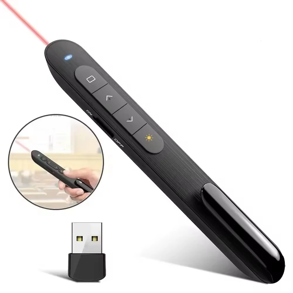 Oem Wireless Laser Presenter Presentation Clicker Laser Usb Power ...