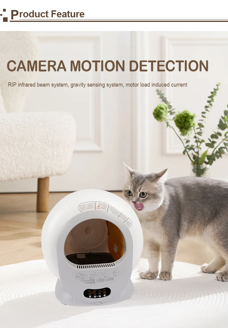 Sifting Litter Box With High Sides Auto Selfcleaning Large Smart