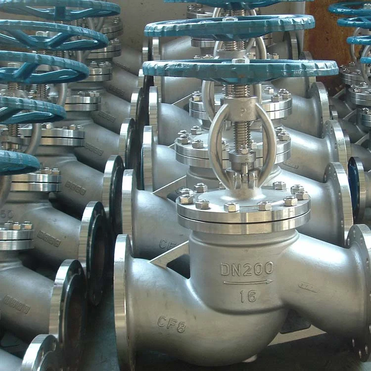 Ansi Iso Manual Flange Bevel Gear Globe Valve Cast Steel Stainless