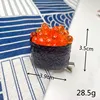 Épingle à cheveux sushi aux œufs de poisson colorés