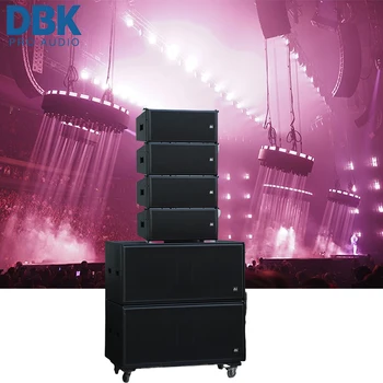DBK Active Full Range Line Array Speakers+Line array Powered Subwoofer Sound System Line Array Church Speaker For Concert Stage