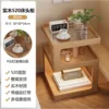 Natural wood color, 30*30*54cm (made entirely of solid wood)