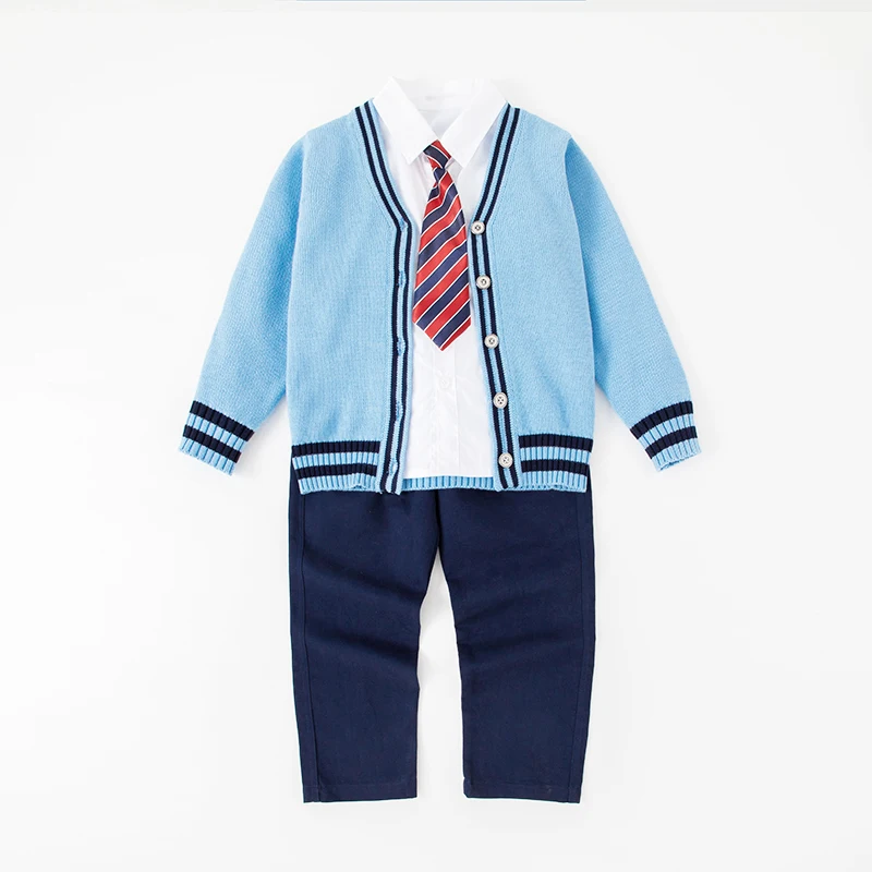 New Design Spring Kids School Uniform Nice Custom Kindergarten Uniform