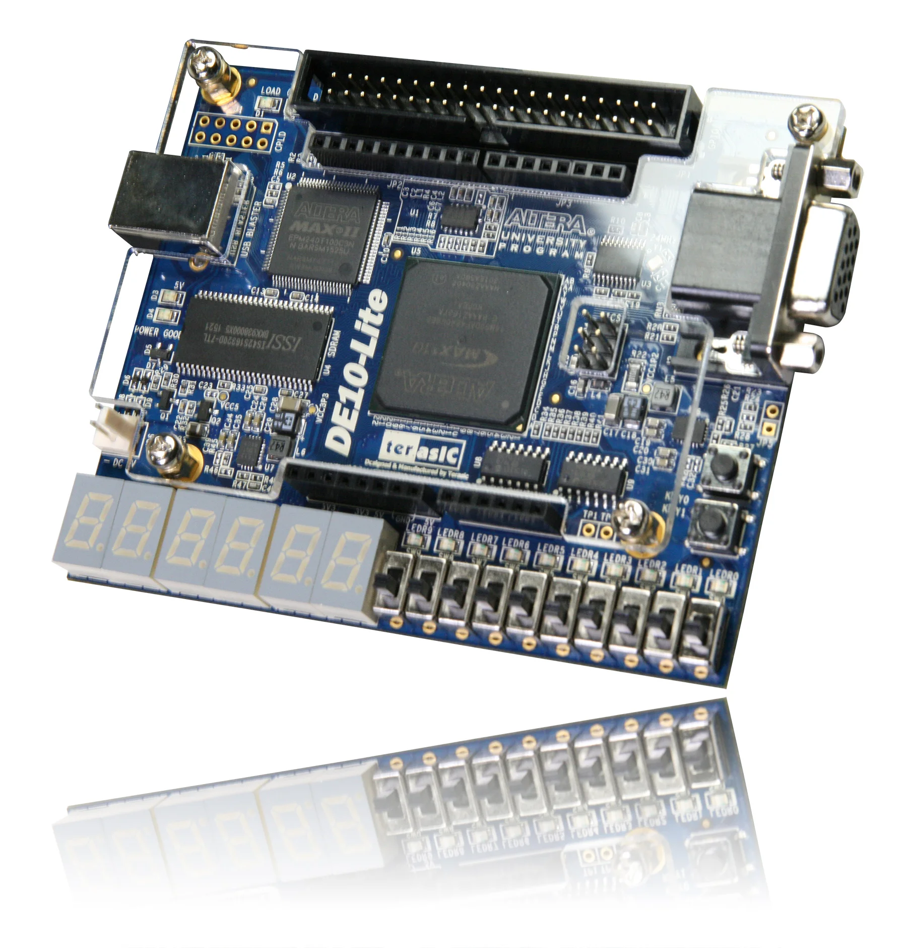 DE10-Lite FPGAボード USBケーブル付き DE10-Lite Board - Terasic Technologies | Mouser