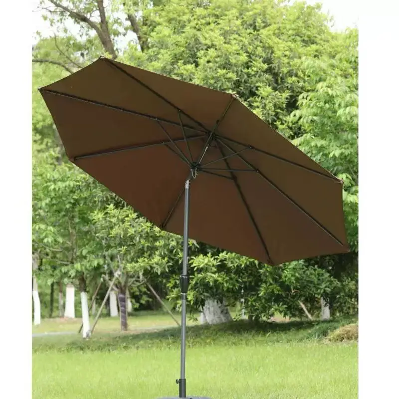 Hot Sale Stalls Sunscreen Rain Courtyard Commercial Folding Large Outdoor Parasol