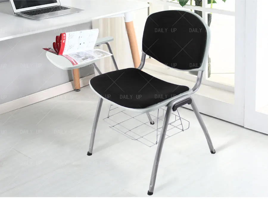 College Padded Chair Ventilated Children Study Chair with Tablet Chair Upholstered