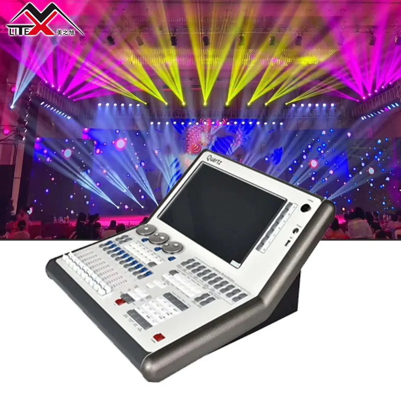 Professional Stage Lighting Quartz tiger Console for Dj  Moving Head Light with Flight case