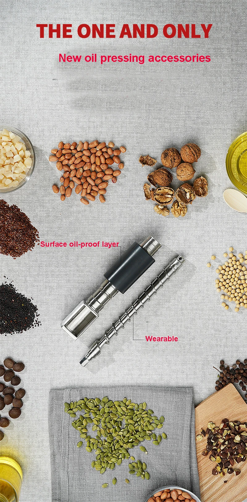 Durable Cold Press Oil Machine High Quality Nuts Cold Press Oil Expeller Machine