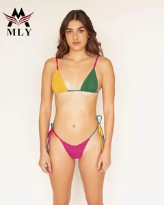 MLY Custom Factory OEM Private Label Swimsuit Manufacturer New Design Custom Wholesale Two Piece Family Swimwear