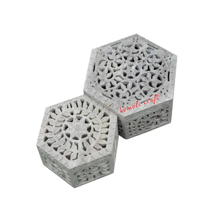 Black/White Soapstone Block for Carve from China 
