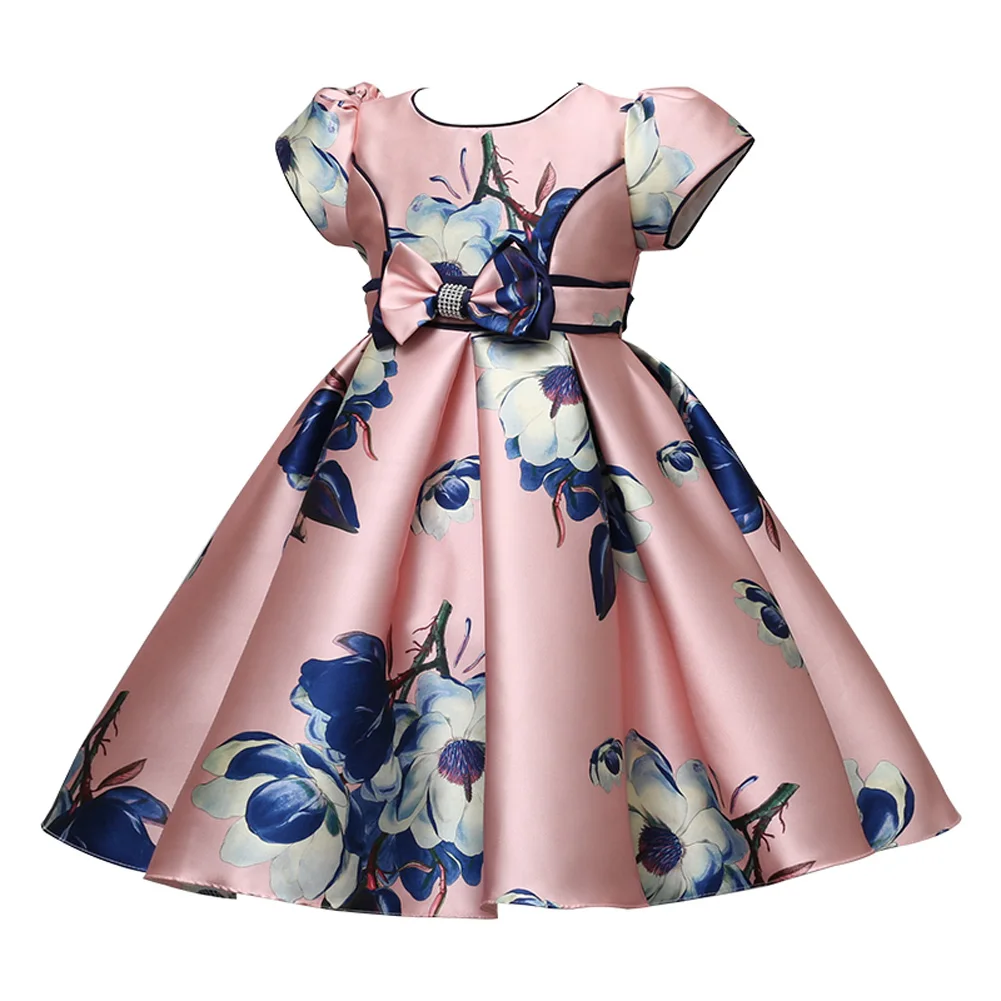kids dress designer Herrnalise Kids Girls Ruffled Princess Bridesmaid Pageant Gown Birthday  Party Wedding Dress