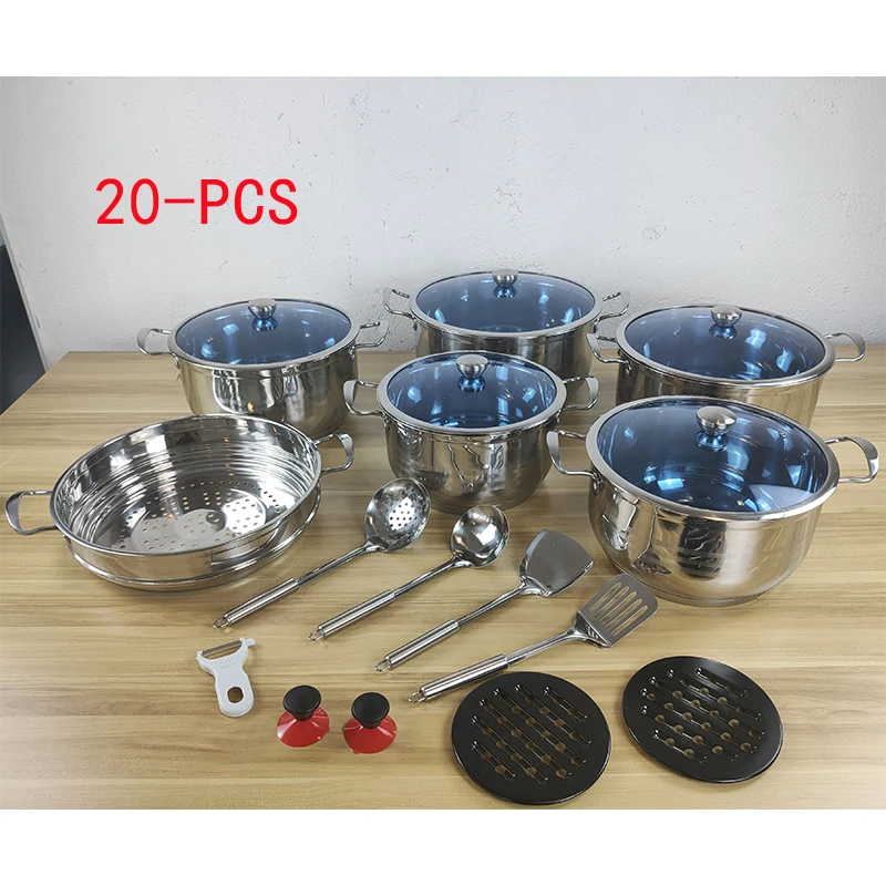 Buy Wholesale China Colorful 14pcs Stainless Steel Cooking Pot And