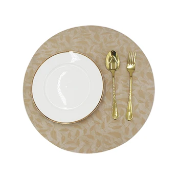 Restaurant Unique circular Luxury Dinner Table Mat Table Decoration Mats placemats For Dining Table placemats