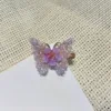Embalaje floral DIY morado, sin adornos.