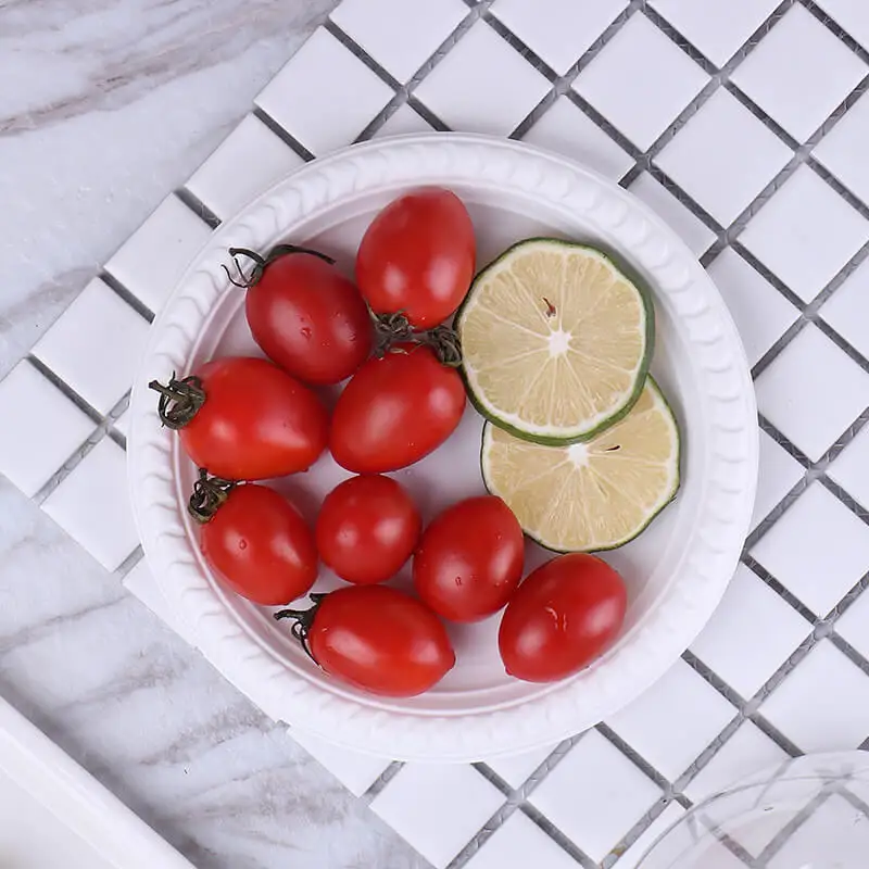 ¿¿ qué tan grande es un plato de 9 pulgadas?