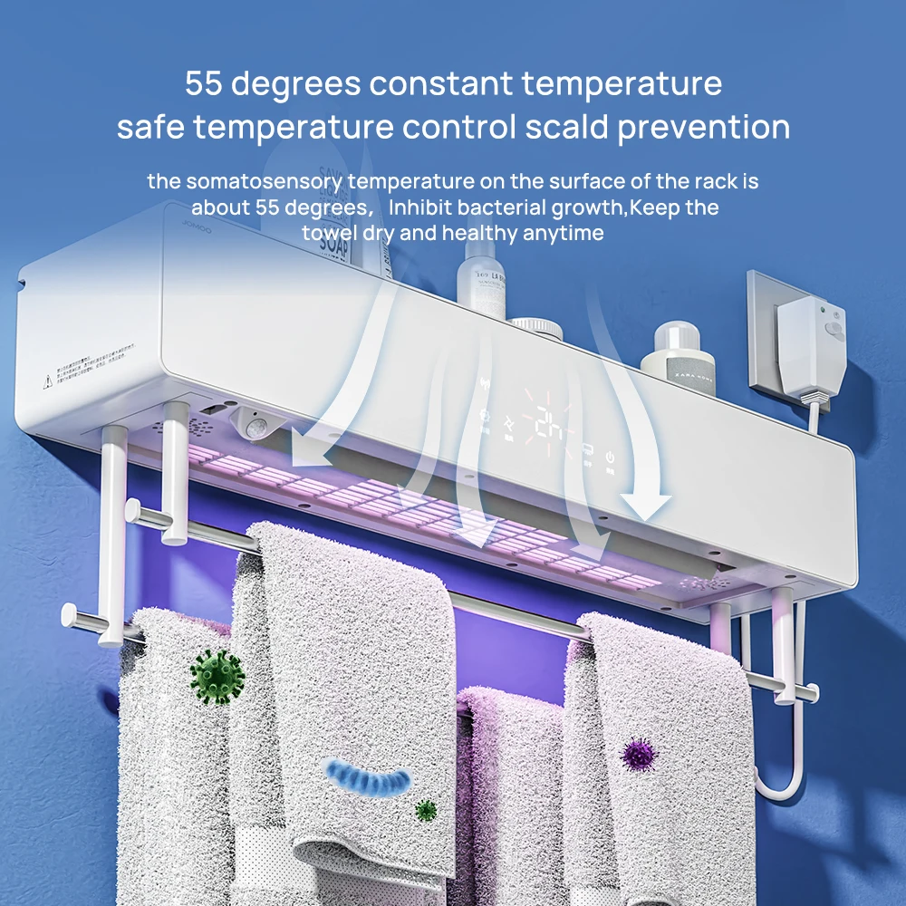 Jomoo Remote Control Electric Towel Racks Hanger Bathroom Rack Towel