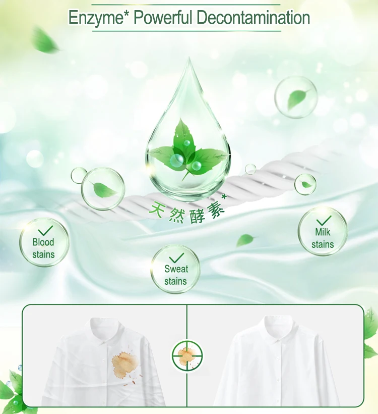 Cruelty Free Laundry Condensate Washing Beads Eco Cleaning Enzymes Laundry Beads supplier