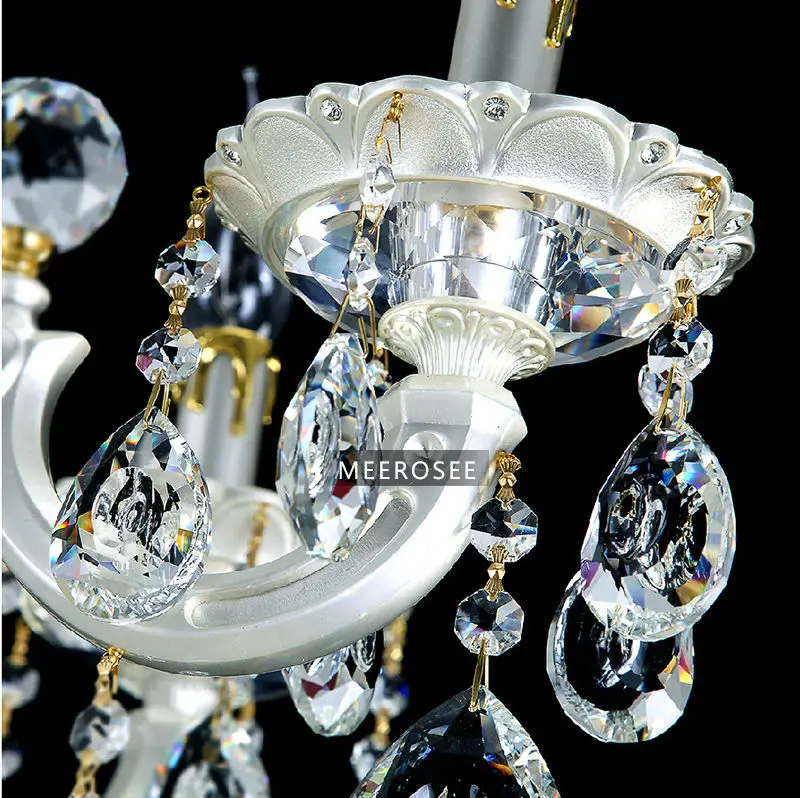MEEROSEE UL высококачественные большие люстры современная стеклянная люстра освещение продажа 34 MD3150