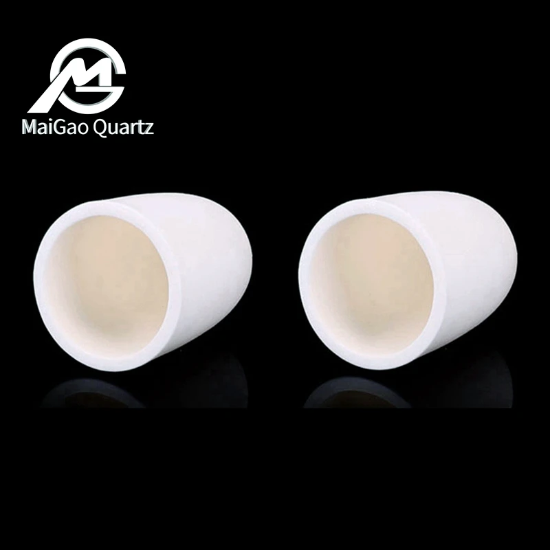 
High Quality Milky fused quartz crucible, Opaque Quartz Crucible 