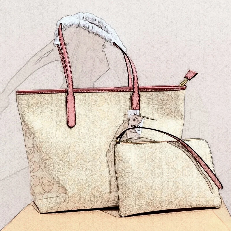Casual Large Capacity Soft Shoulder PU Woven Tote Bag Magnetic Button Closure Hollow Mesh Cotton Lining Leisure Travel Women’s