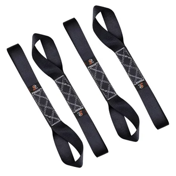 amazon 4 pack 1.5 inch loop straps 6600 LBS heavy duty motorcycle soft loops tie down straps