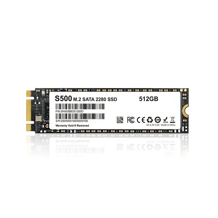 Custom Label M.2 2280 NGFF SATA SSD - 128GB to 1TB