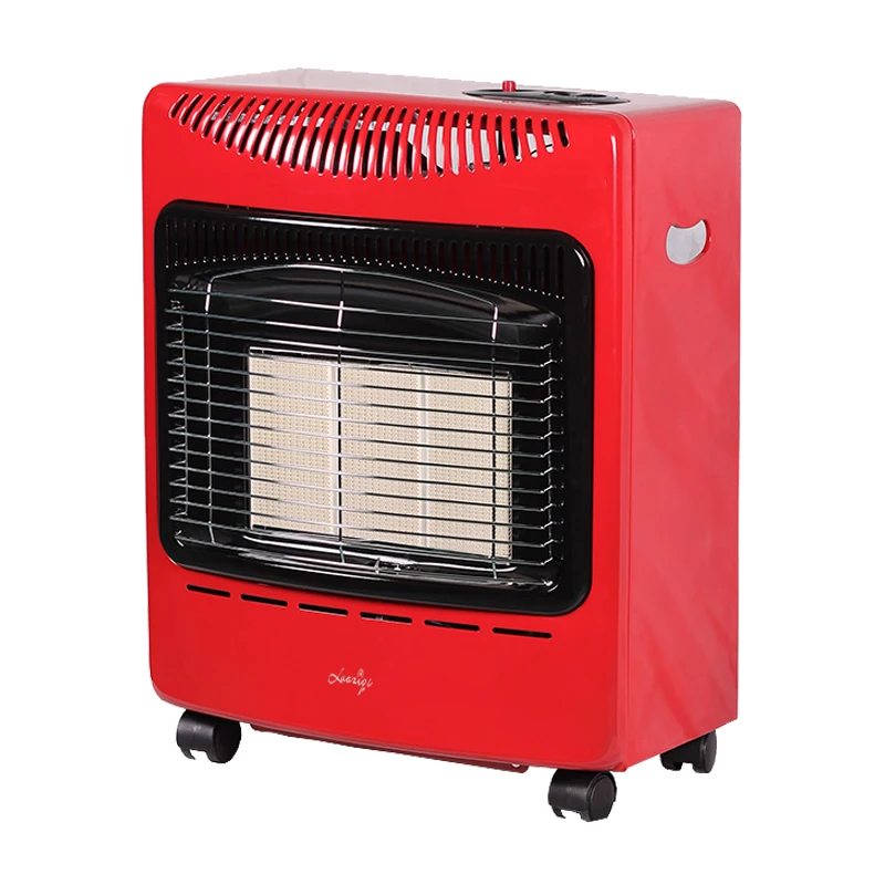 product high quality ce certified indoor mini mobile propane gas heater for home use portable thick protective net for bedroom-6