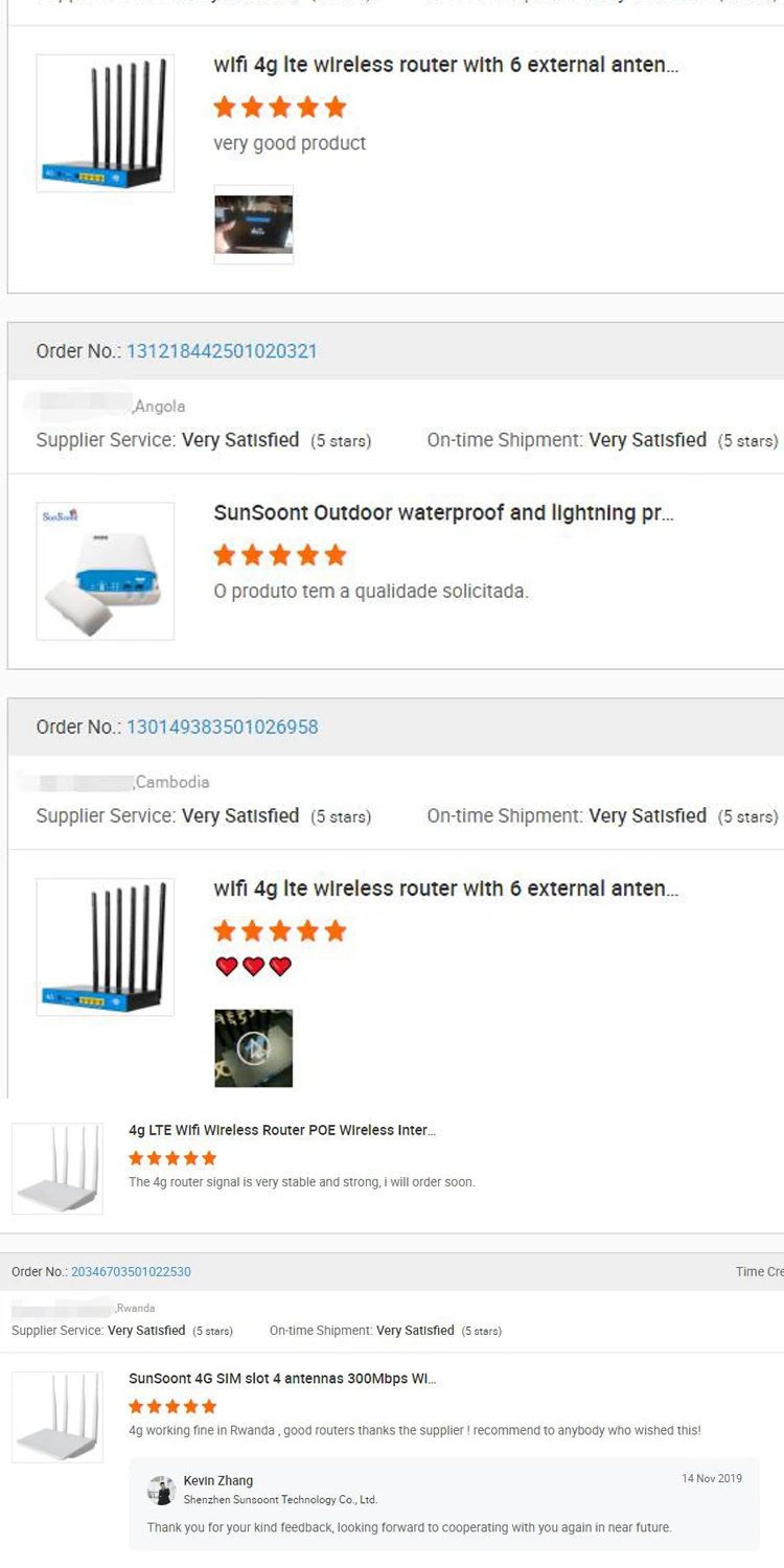 4G Router with Sim Card Slot - 300mbps LTE Indoor Solution