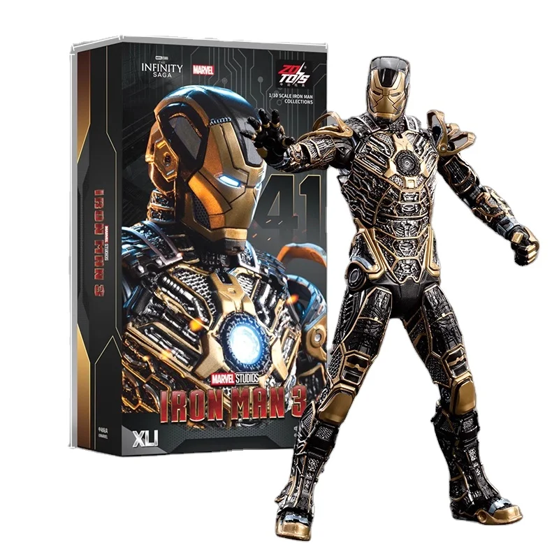 Zd Toys Iron Man Mk41 10th Anniversary Edition Action Figure - 18cm