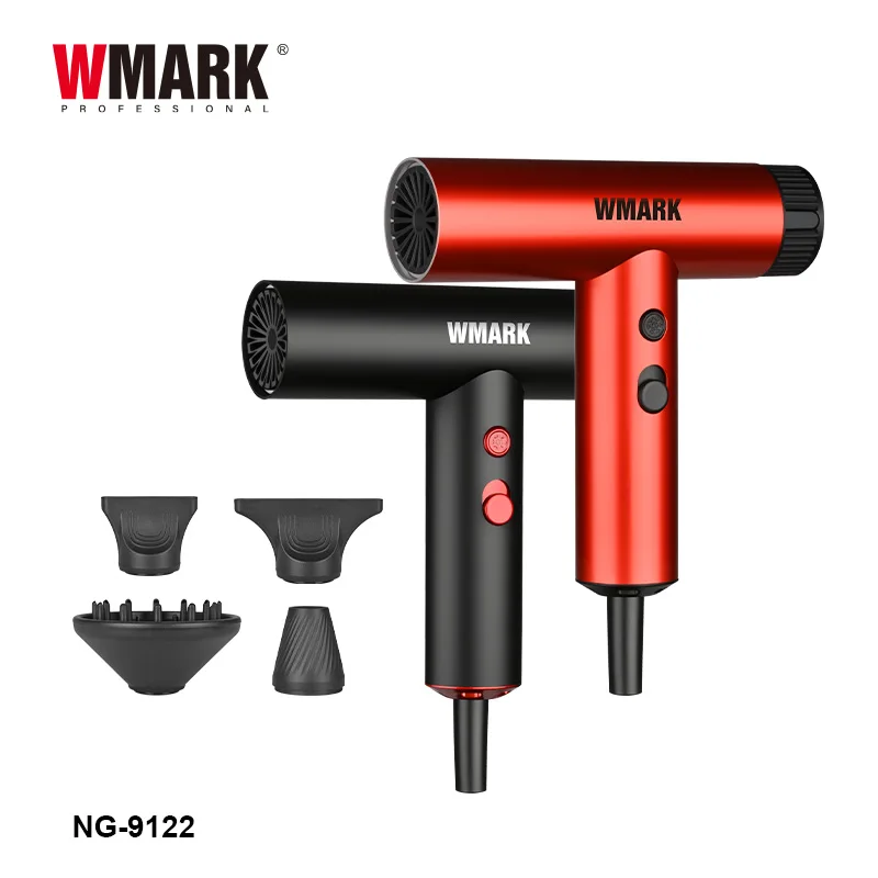 WMARK NG-9122 ドライヤー 大風量 速乾 軽量 プロ用 WMARK NG-9122 US Mini High Speed Hair Dryer 1600W Zinc Alloy