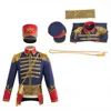 set completo blu: cappotto+cappello+cintura+accessori