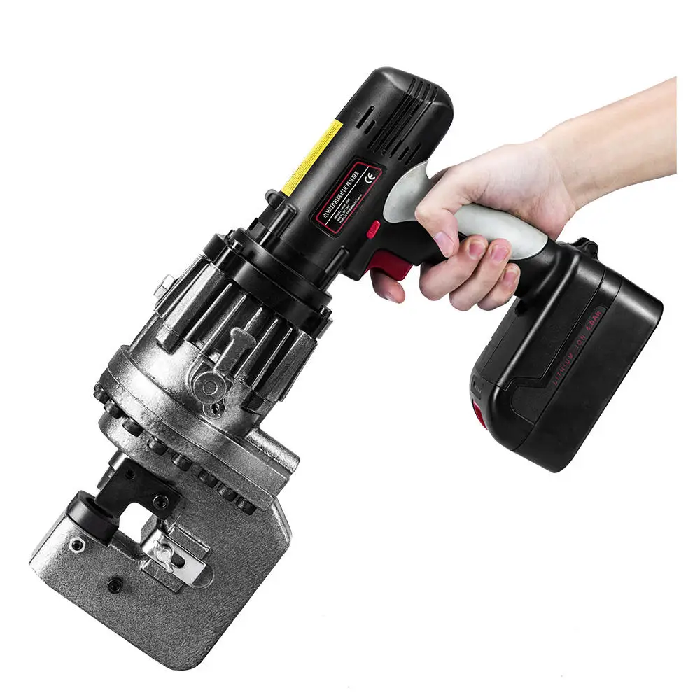 ODETOOLS Battery Powered Stainless Steel Hole Punch Portable Hydraulic  Punch Machine BE-MHP-20B - Main Image
