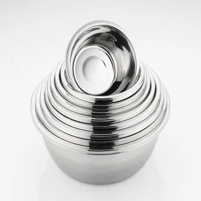 Stainless-Steel Mixing Bowls Set of 6 Mixing Food Salad Bowl - Image 6