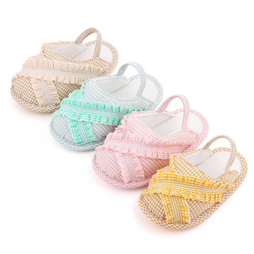 От 0 до 1 года детские домашние сандалии для ходьбы с мягкой подошвой