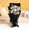 Gypsophile +7 roses noires