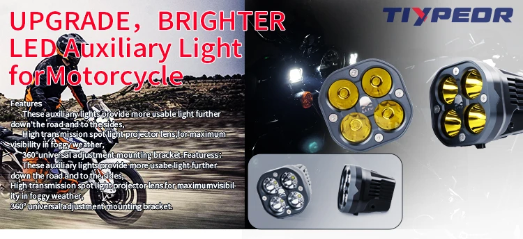product tiypeor hot selling motorcycle high bright led driving light flood spot combo beam led off road working light truck pickup utv-2