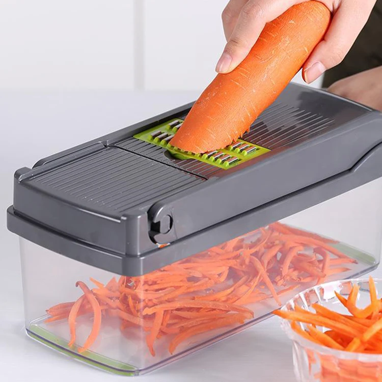 exchangeable multipurpose kitchen vegetable shredding tool