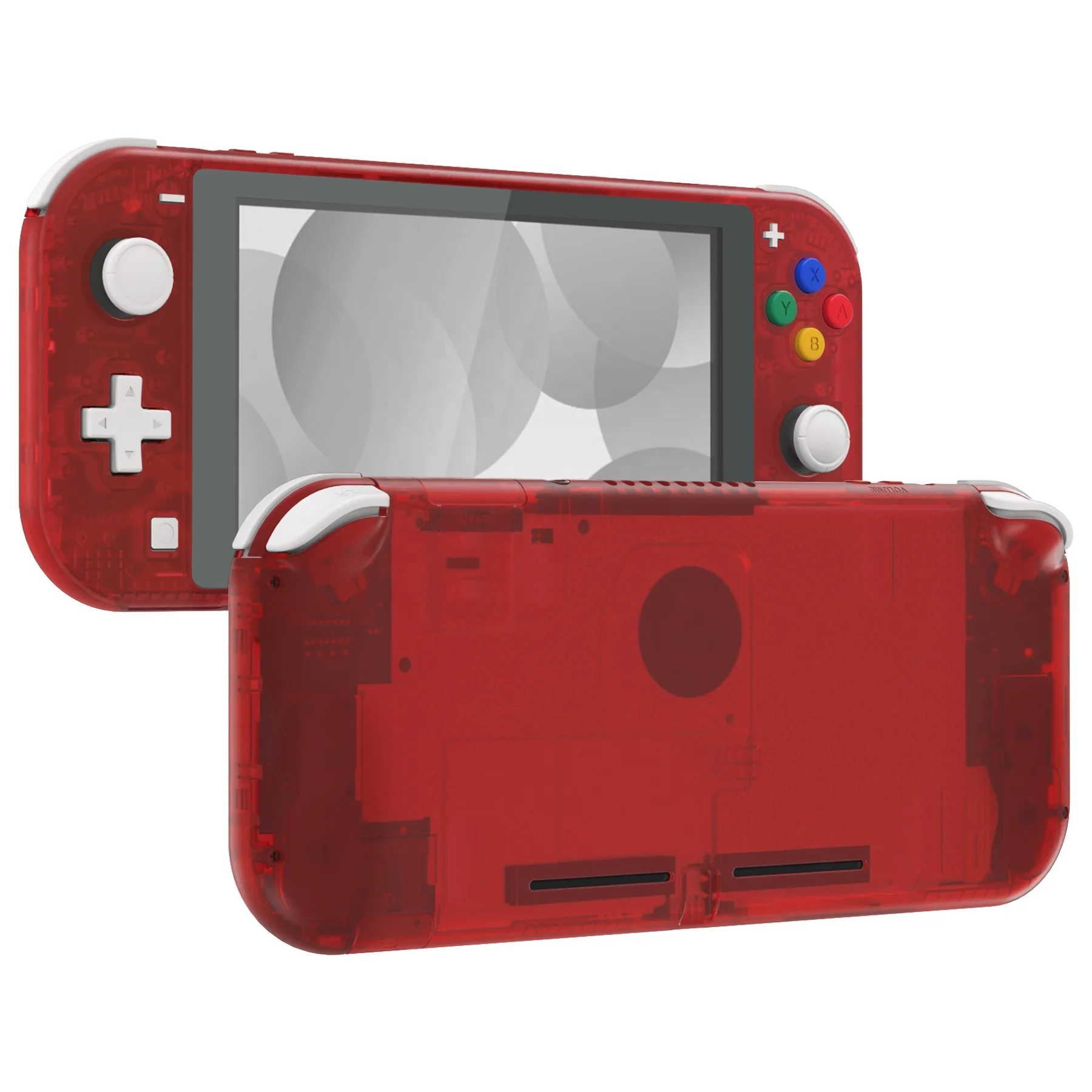 Extremerate Clear Red NSL Handheld Controller Housing