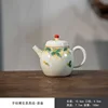 Grey Glaze Hand-painted Teapot-Osmanthus