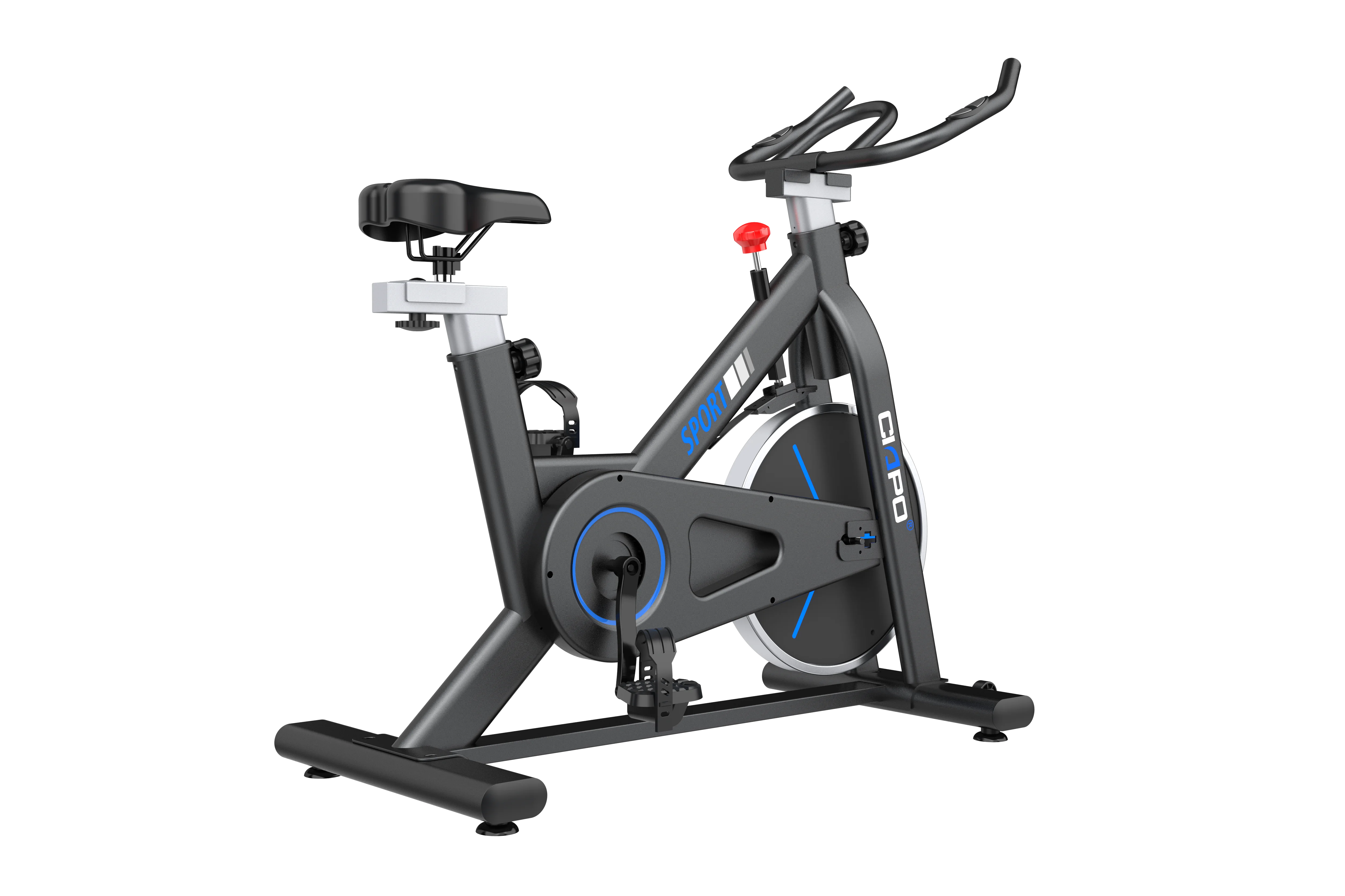 Cheap SPD Recumbent Magnetic Upright Control 18kg Flywheel Spinner