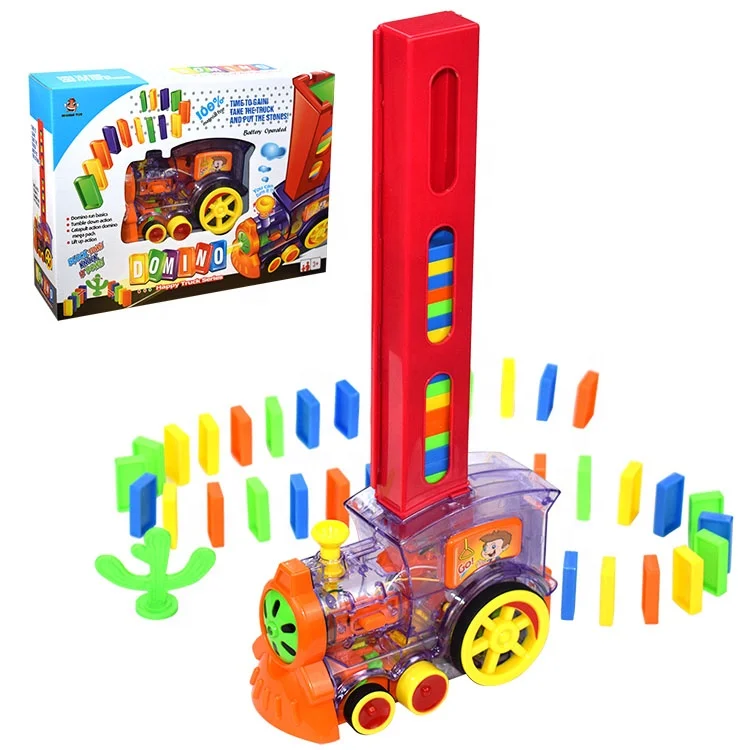 2019 Новый развивающая игрушка домино поезд-звезды Ливи», в результате чего 80 шт. блоки для детей подарок на Новый год