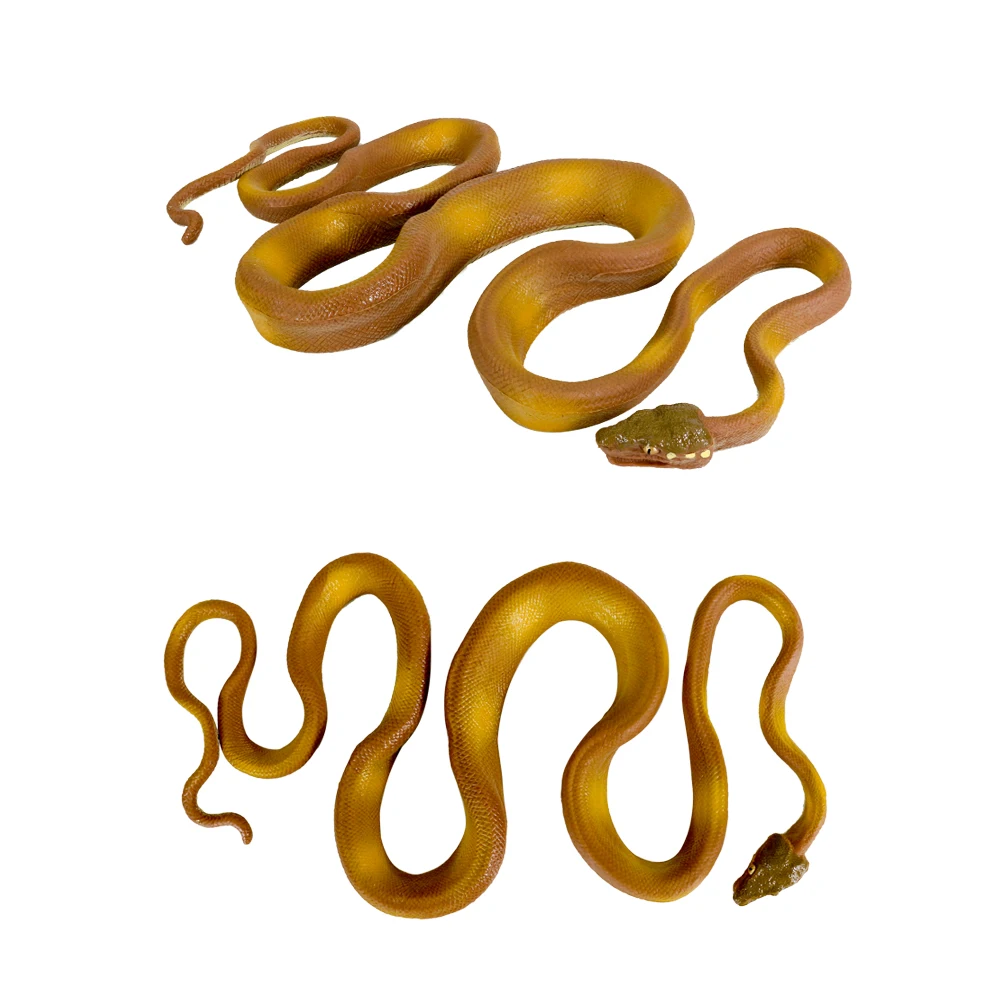 Lot De 3 Serpents Vipères En Plastique – Modèles De Simulation 30 Cm – Jouet Animalier Et Accessoire Farce Pour Enfants
