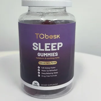 OEM/ODM Customized Label Factory Supply Rest Supplements Nighttime Gummies for Adults and Teenagers for Reducing Stress