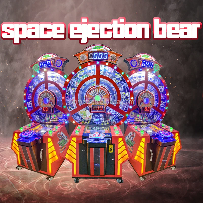 High Profit Arcade Coin Operated Game Machine Bear Ferris Wheel Lottery Ticket Arcade Amusement Games
