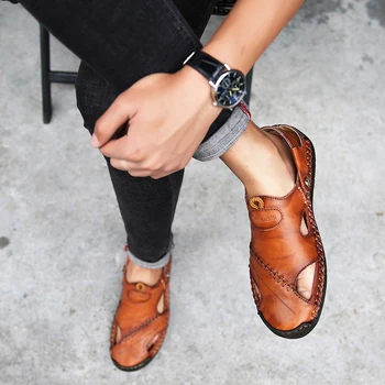 靴 DAIRIKU 21SS Hand Stitch Leather Sandal Wyatt Hand Stitch Leather Sandals (21SS A-2) | DAIRIKU