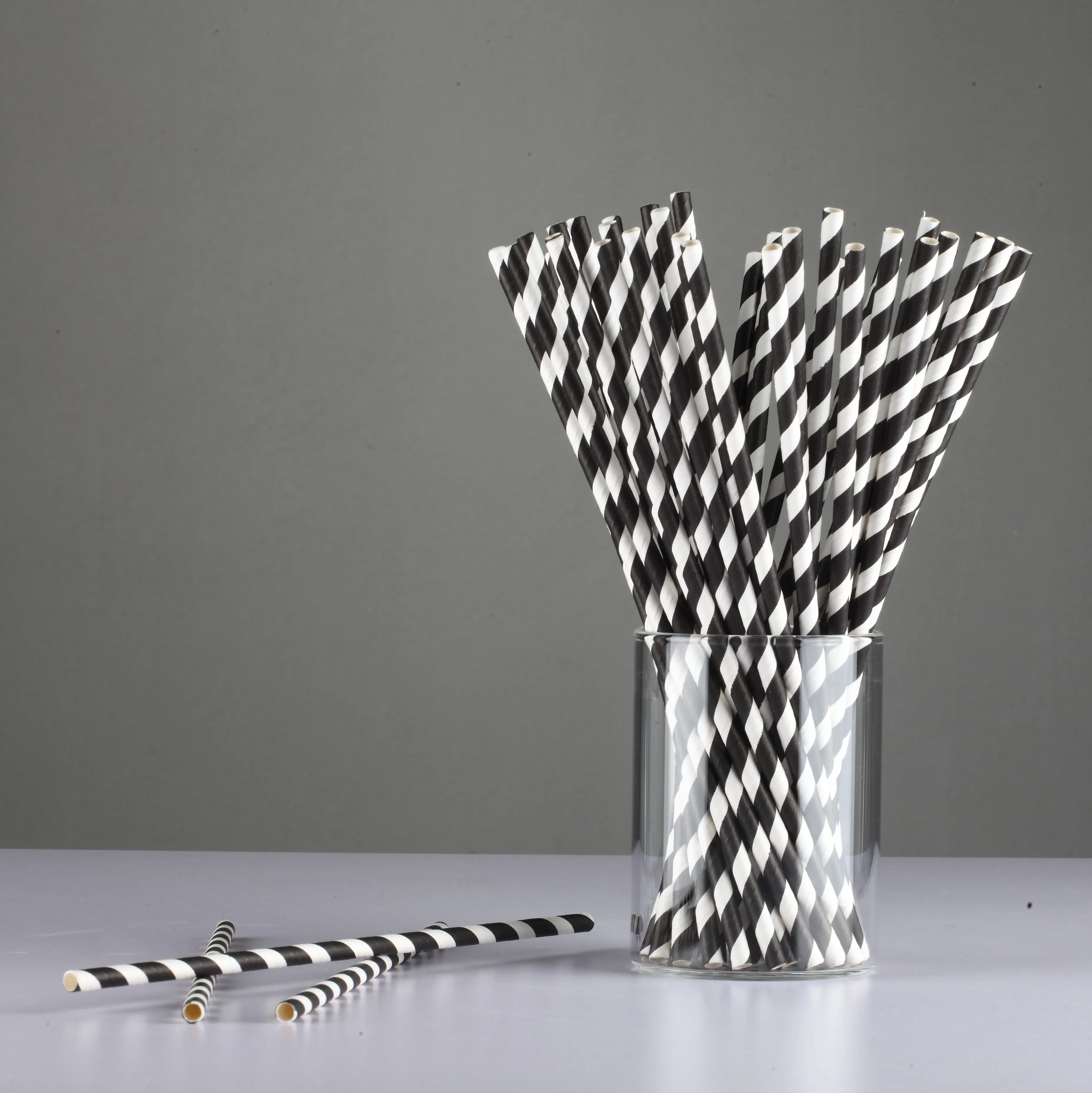 Factory Price Paper Drinking Straws Biodegradable Colors Paper Straw