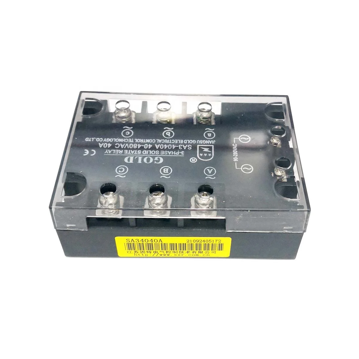 3-Phase AC Solid State Relay - SA3 Series 10A To 80A Industrial Power Control